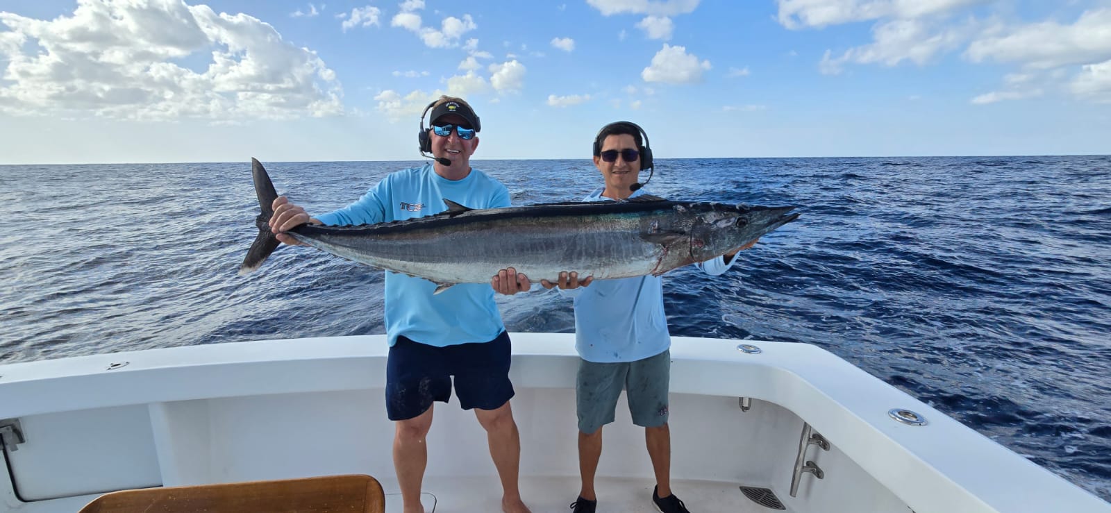 Wahoo on the deck — TCB